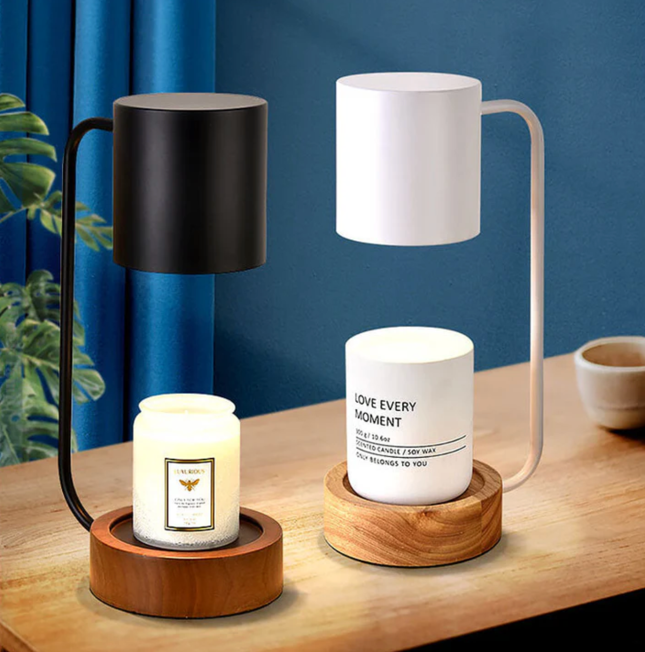 Table lamp for candles - a modern warmer in a minimalist style 4