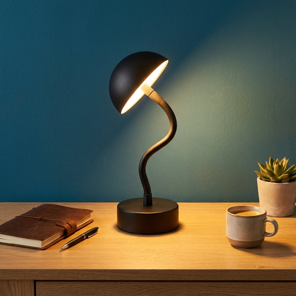 Elara Haus Minimalist Flexible Lamp - Wireless Rechargeable Desk Fixture