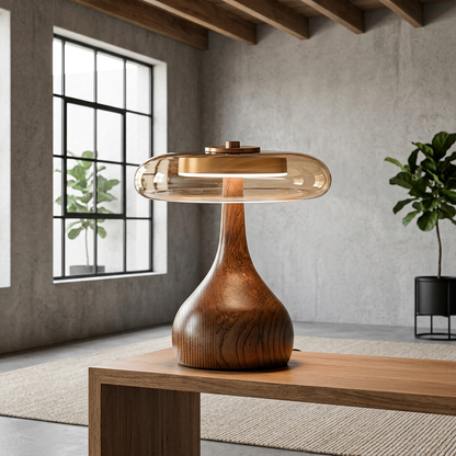 Elara Haus Minimalist Glass Desk Light