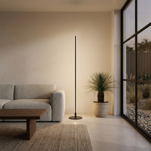 Elara Haus Minimalist Slim Line Standing Light