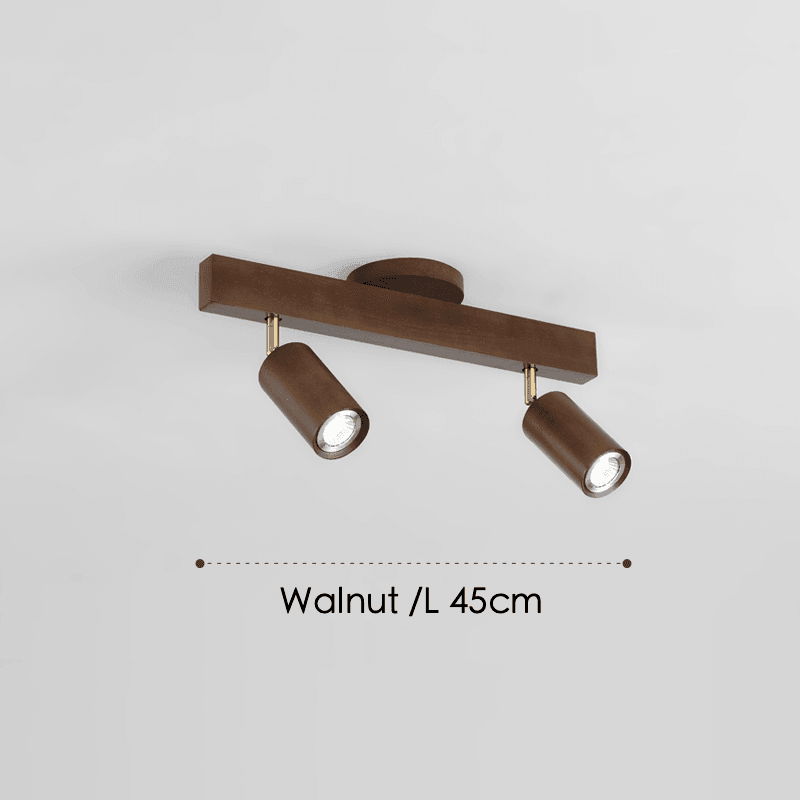 Minimalistic Wood Spotlight | Full Wood, Adjustable Ceiling Lamp 8