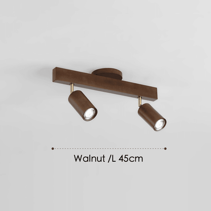 Minimalistic Wood Spotlight | Full Wood, Adjustable Ceiling Lamp 8