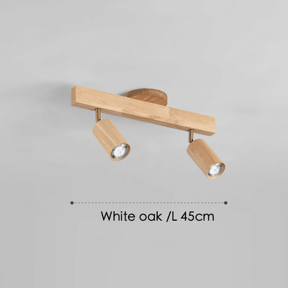 Minimalistic Wood Spotlight | Full Wood, Adjustable Ceiling Lamp 3