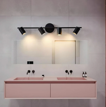 Modern LED ceiling lamp with adjustable spotlights – strip lamp 1/2/3/4 spots 2