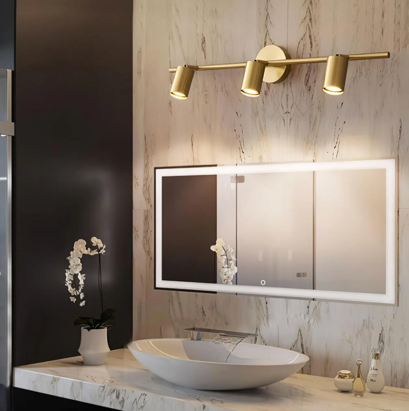 Modern LED ceiling lamp with adjustable spotlights – strip lamp 1/2/3/4 spots 3