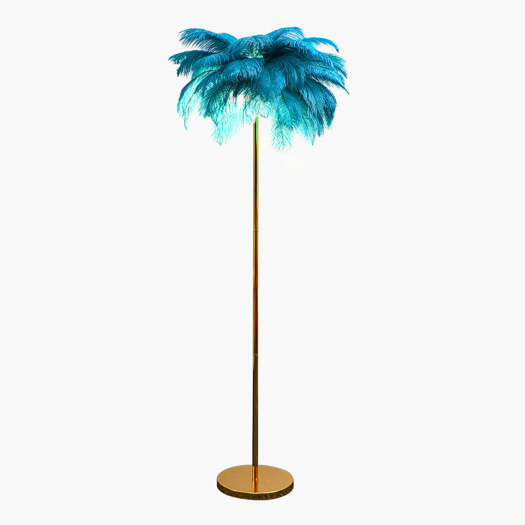 Strauss Feather Floor Lamp, Nordic Style, Standing, 3 Colors 1