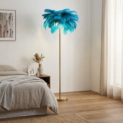 Elara Haus Modern Alabaster Plume – Minimalist Standing Feather Monolith