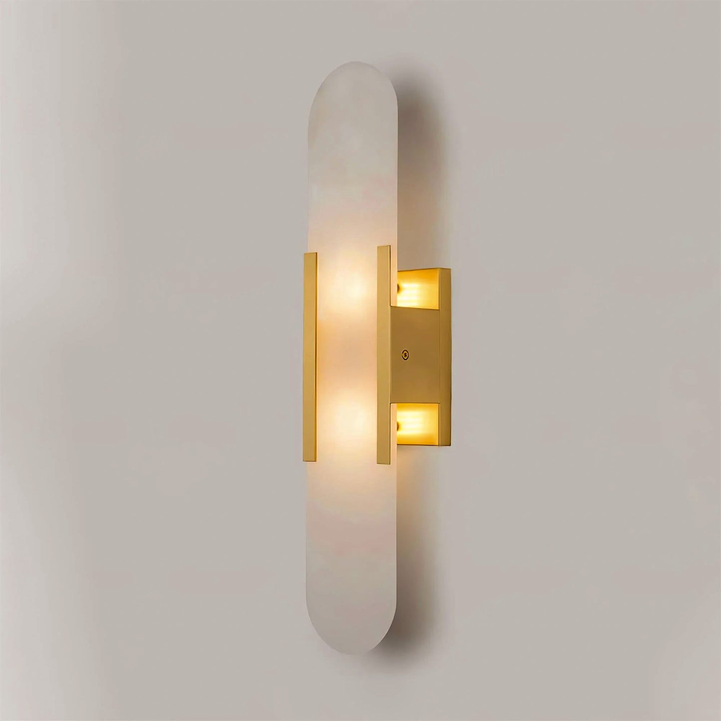 Oblong Alabaster Wall Sconce 11