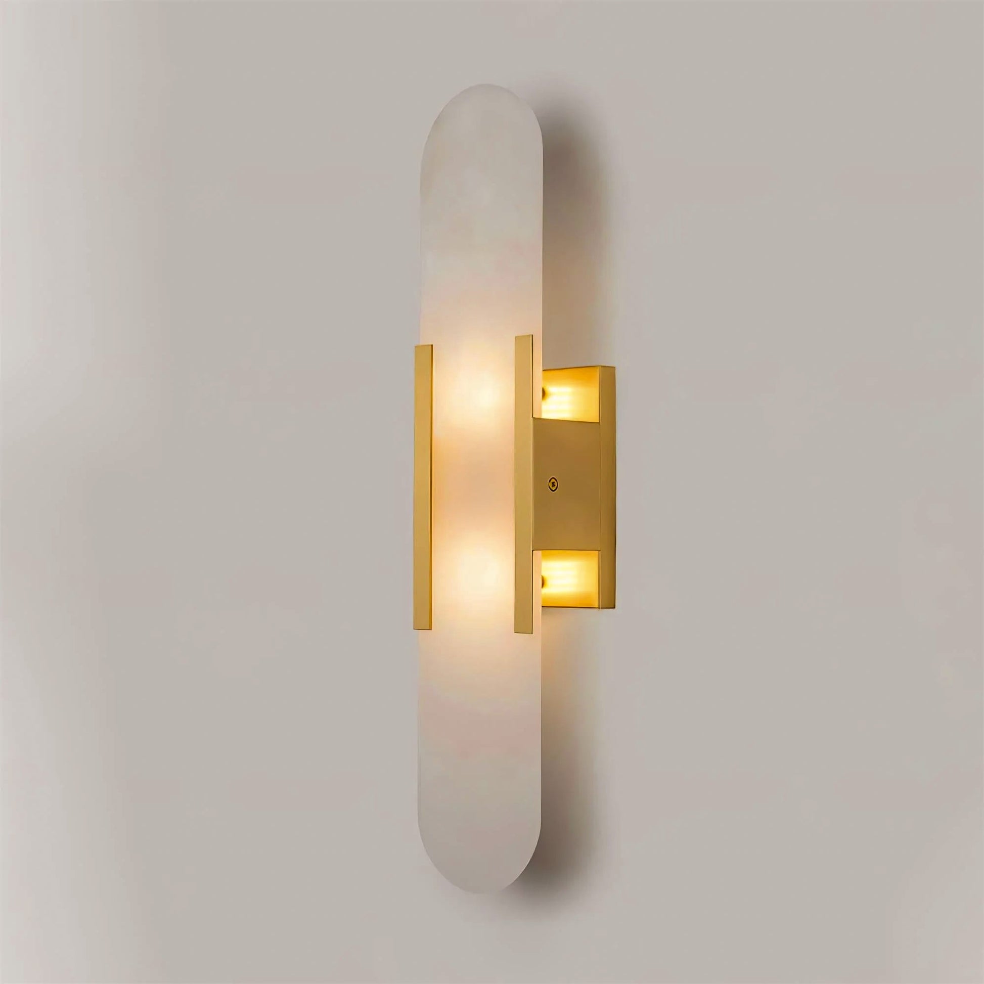 Oblong Alabaster Wall Sconce 11