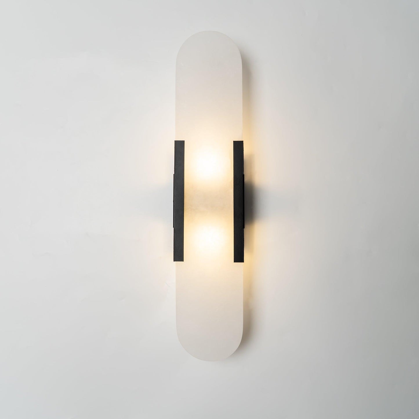 Oblong Alabaster Wall Sconce 12