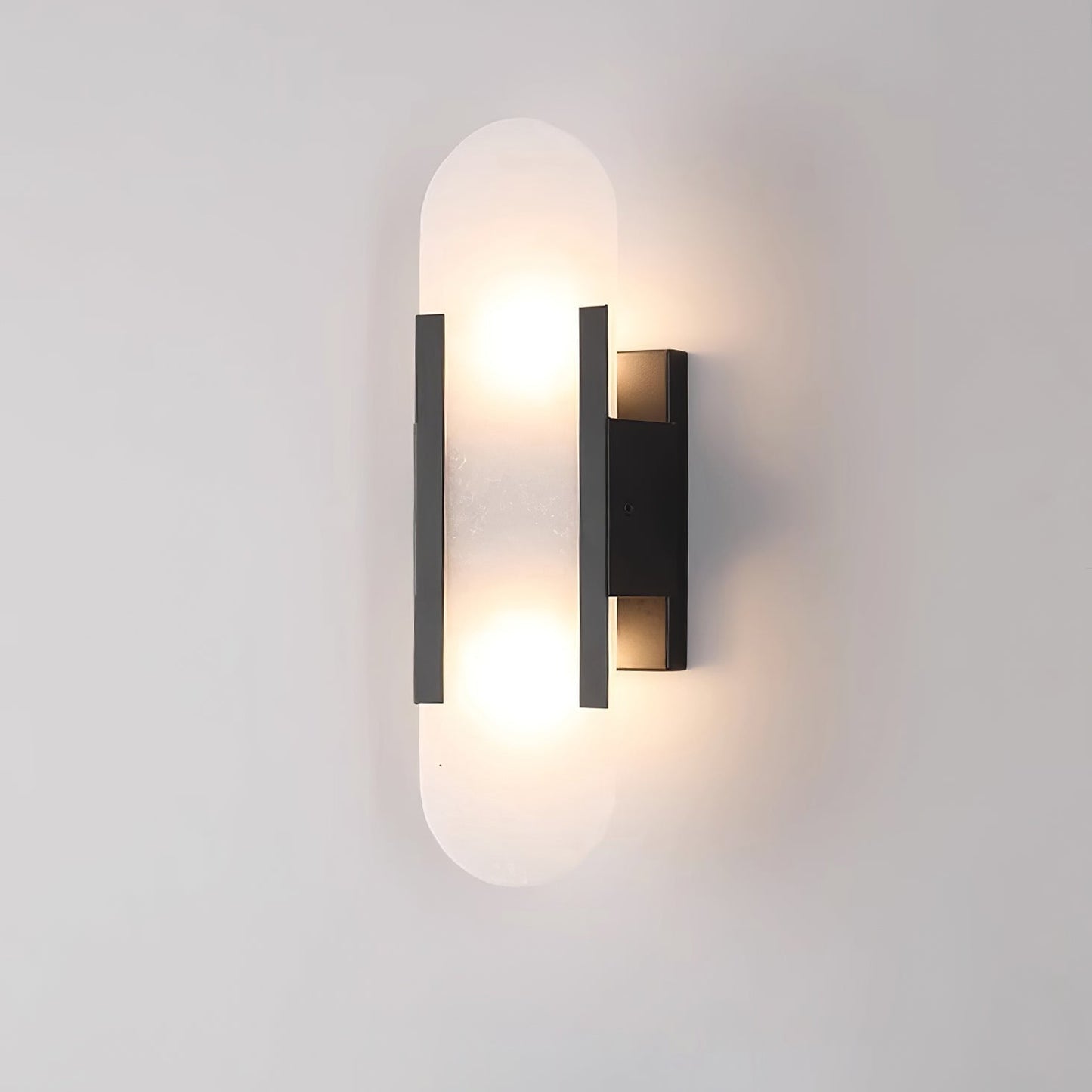 Oblong Alabaster Wall Sconce 0