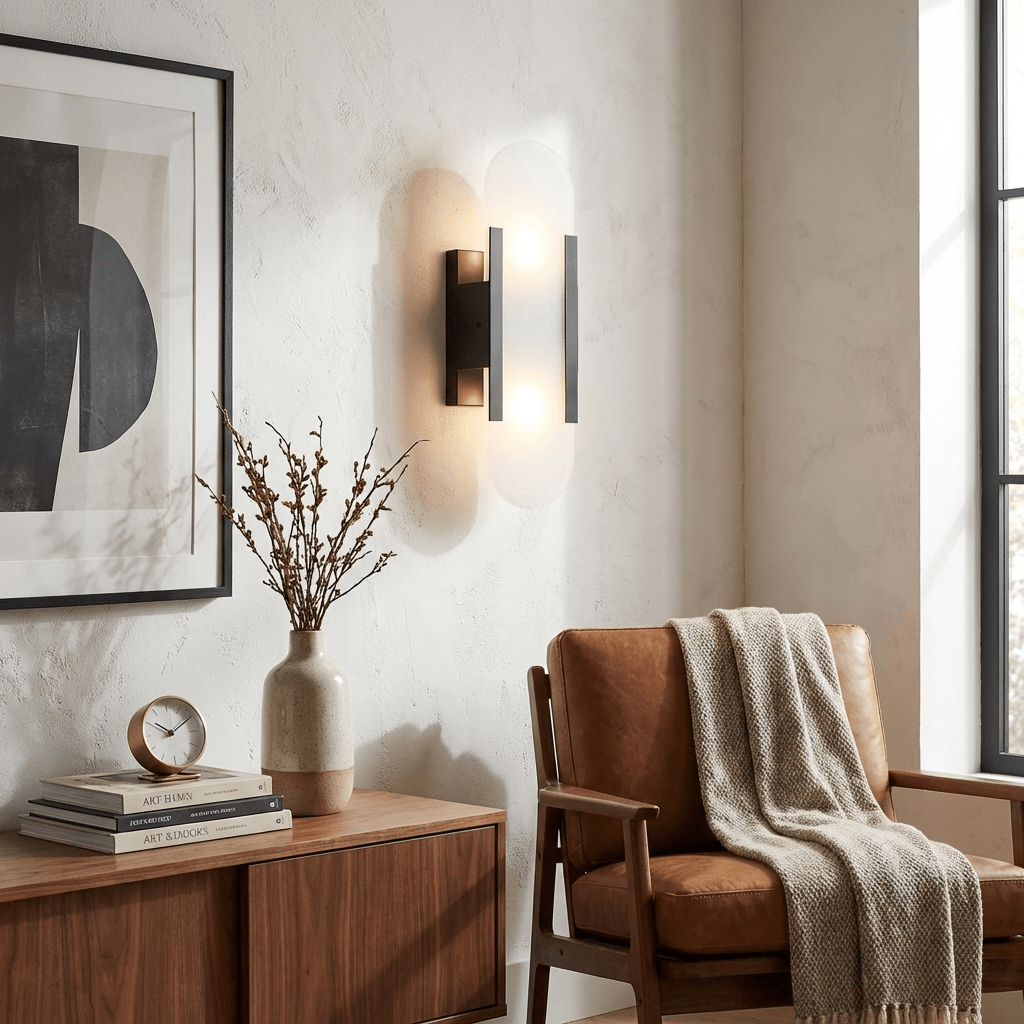 Oblong Alabaster Wall Sconce 3