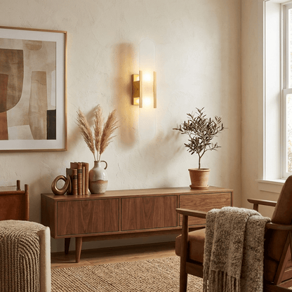 Oblong Alabaster Wall Sconce 5