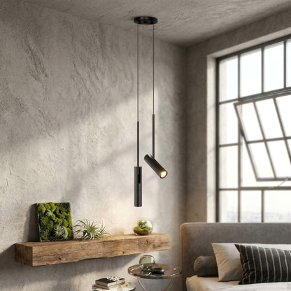 Elara Haus Modern Architectural Adjustable Metal Spotlight Pendant