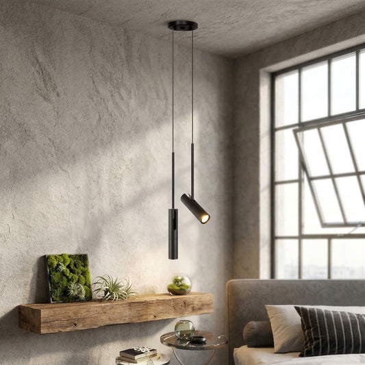 Elara Haus Modern Architectural Adjustable Metal Spotlight Pendant