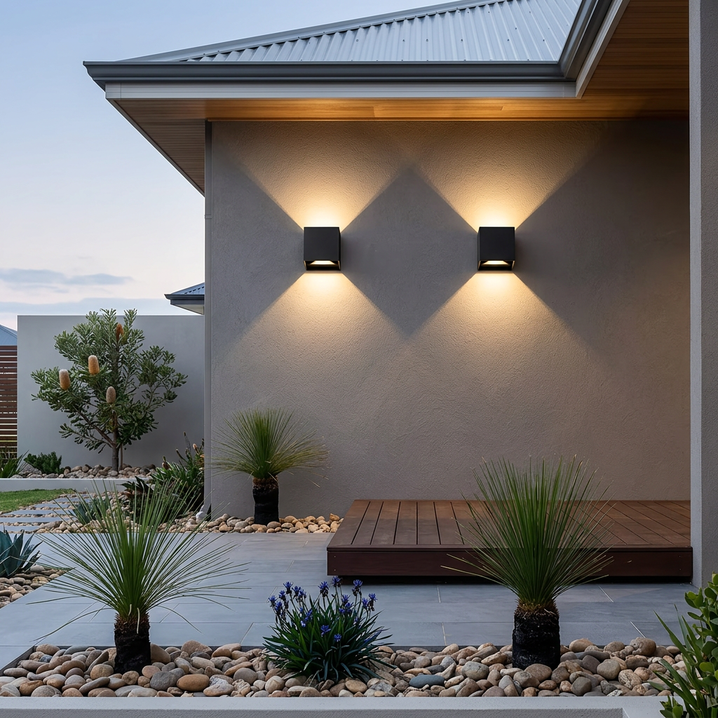 Elara Haus Modern Architectural Up-Down LED Wall Sconce