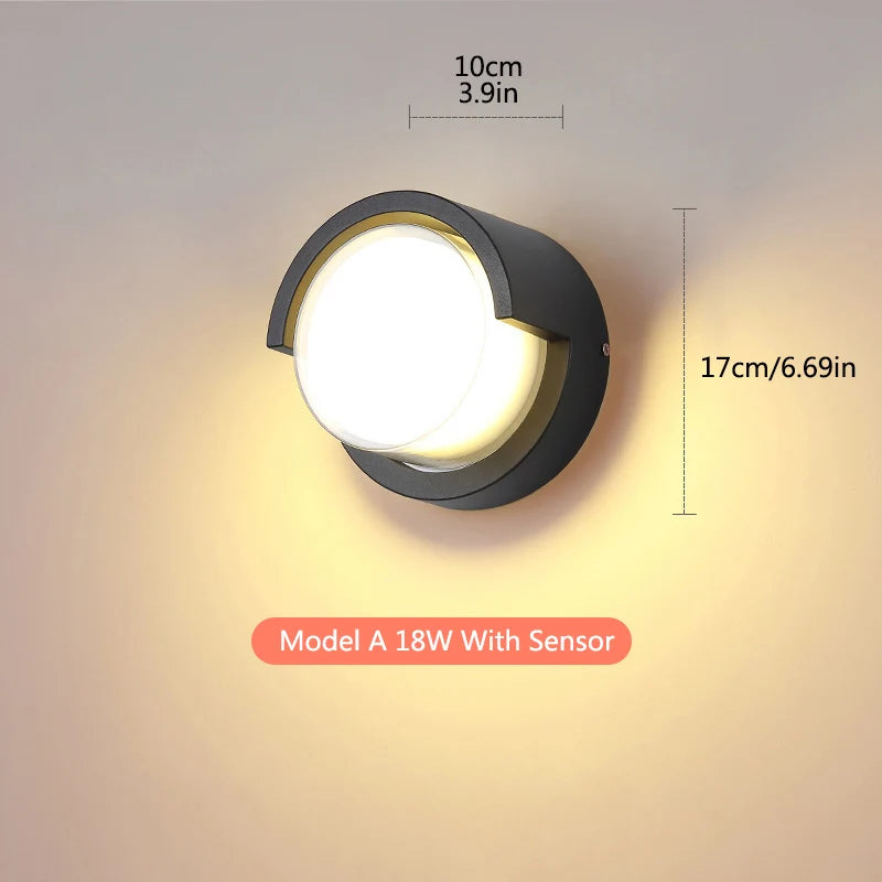 Outdoor Wall Lamp with Motion Sensor 4