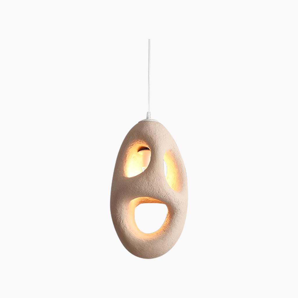 Pendant Light Japanese Wabi-Sabi Cream Beige 9