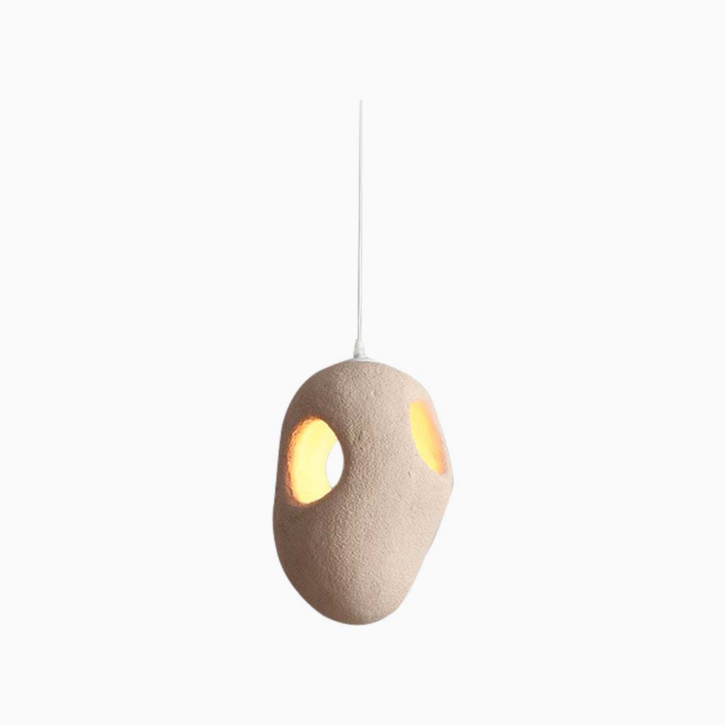 Pendant Light Japanese Wabi-Sabi Cream Beige 10