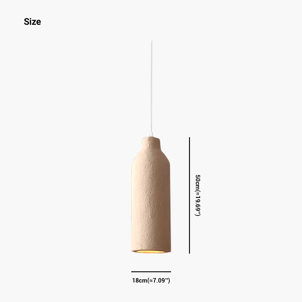 Pendant Light Japanese Wabi-Sabi Cream Beige 6