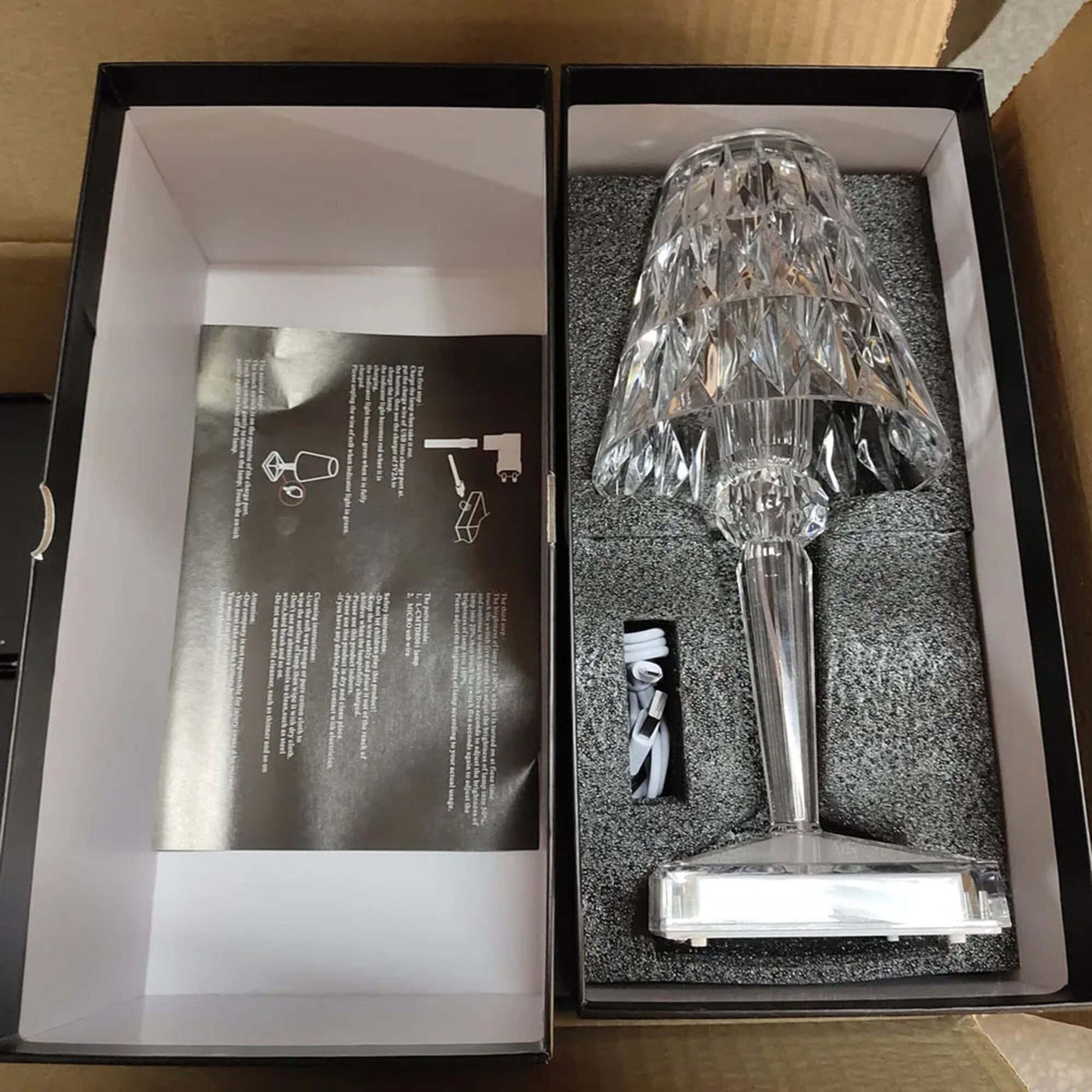Crystal-look LED Table Lamp 6