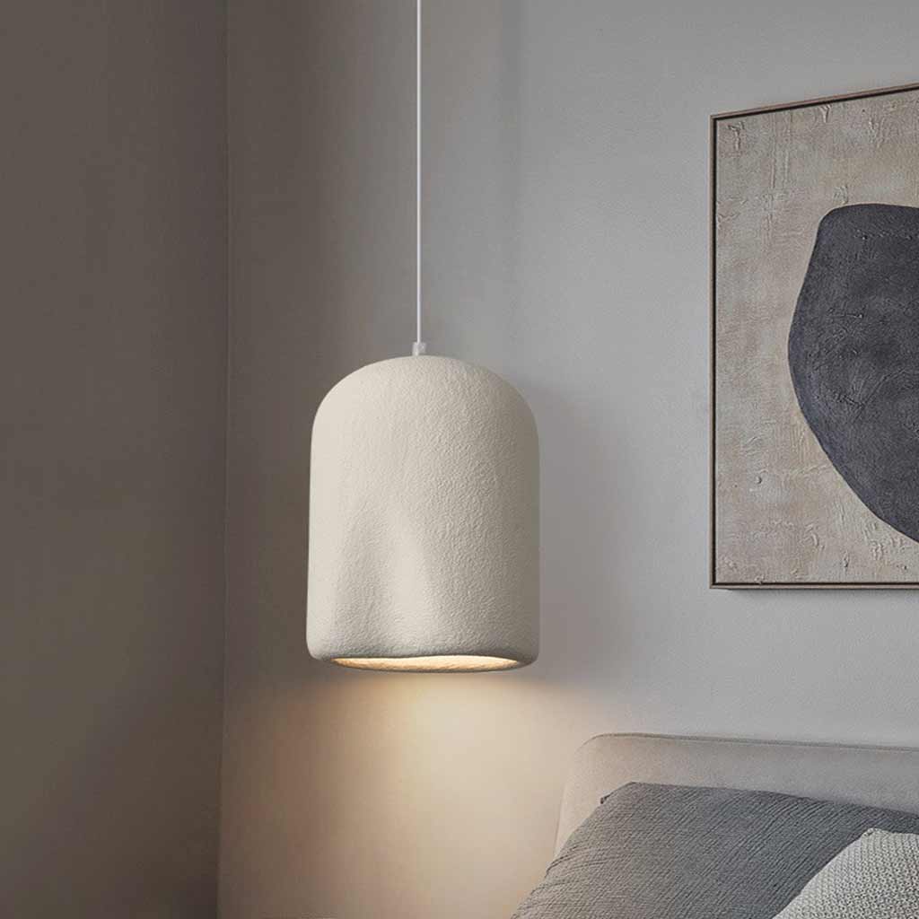 Pendant lamp Japanese Wabi-Sabi concrete cylinders, 4 colors 6