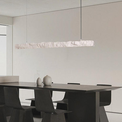 Modern Wabi-Sabi LED pendant light with strips, 3 colors 4