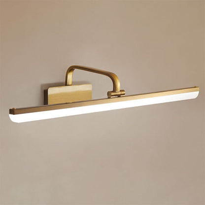 Modern Led Bath Bar Armed Bathroom Vanity Light In Gold 0