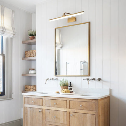 Modern Led Bath Bar Armed Bathroom Vanity Light In Gold 2