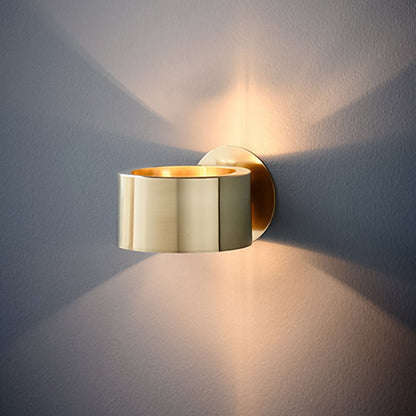 Mid-Century 1-Light Gold Wall Sconce For Bedside Living Room 2