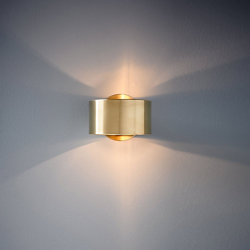 Mid-Century 1-Light Gold Wall Sconce For Bedside Living Room 6