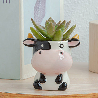 Serenna - Creative Ceramic Animal Flowerpot for Plants & Interior 5