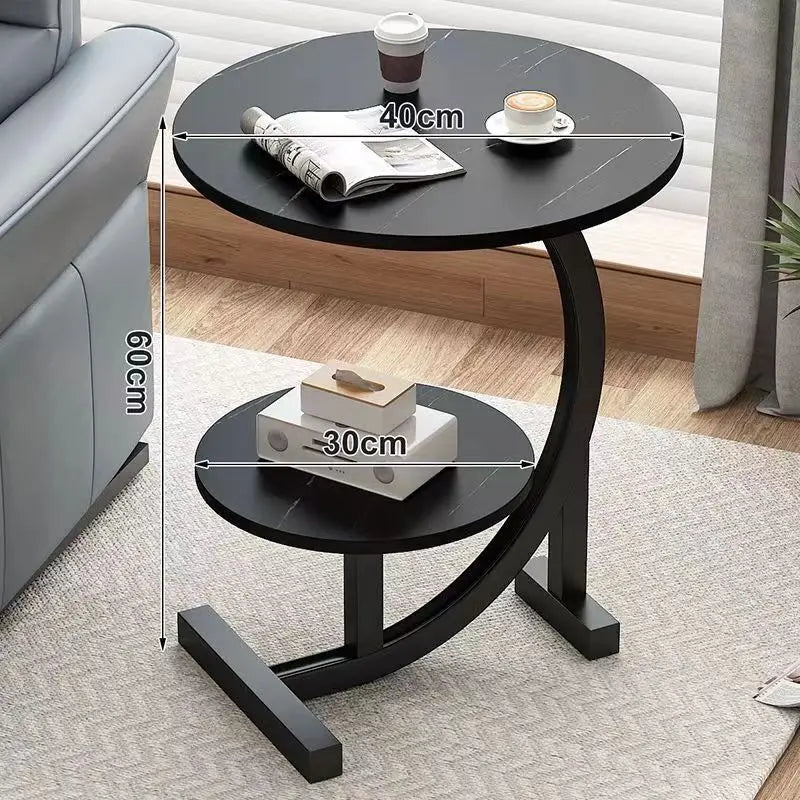 Caliora - Luxury Two-Tier Portable Mini Side Table 1