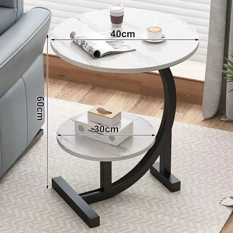 Caliora - Luxury Two-Tier Portable Mini Side Table 5