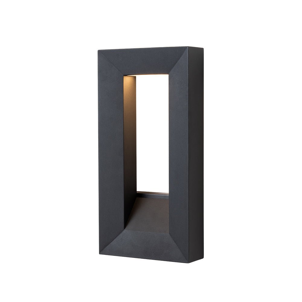 Hollow Design Outdoor Geometric Rectangular Led Wall Light 2