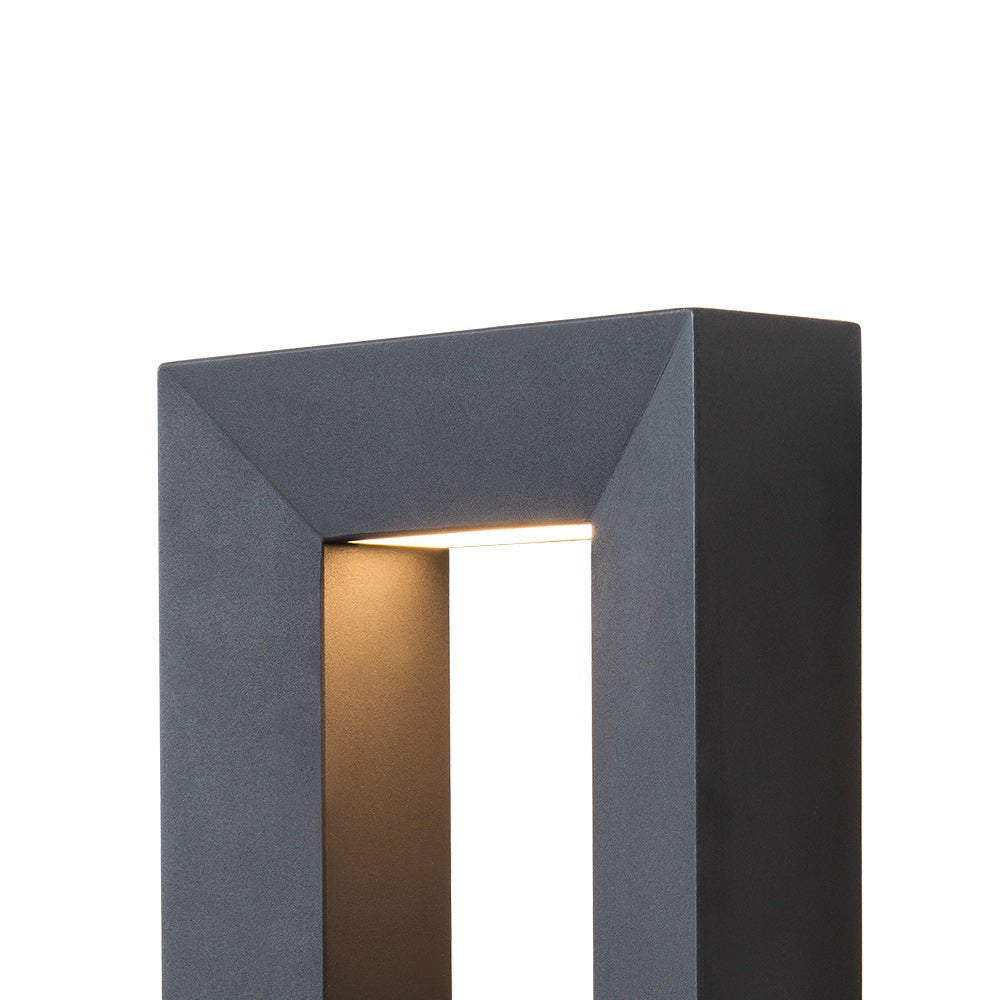 Hollow Design Outdoor Geometric Rectangular Led Wall Light 7