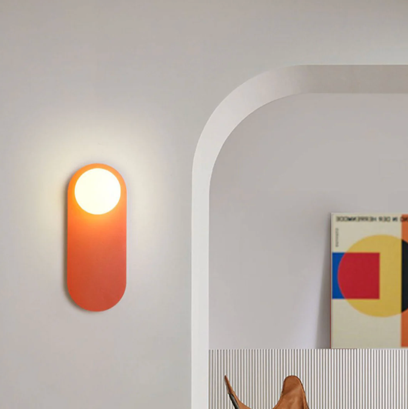 LED ball wall sconce – a modern decorative wall lamp 0