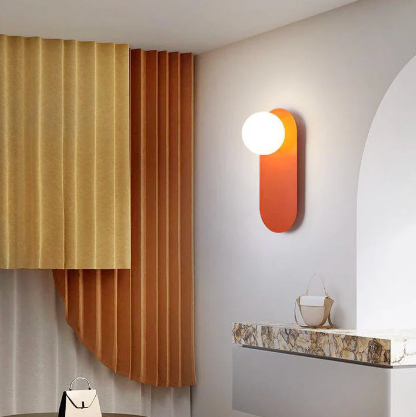 LED ball wall sconce – a modern decorative wall lamp 6