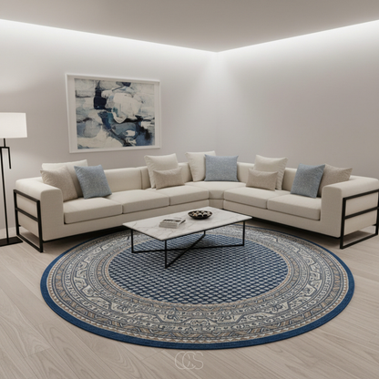 OCS - rug with geometric pattern - 160x160cm 0