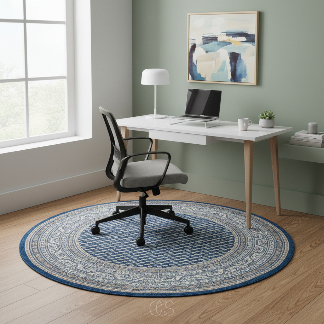 OCS - rug with geometric pattern - 160x160cm 1