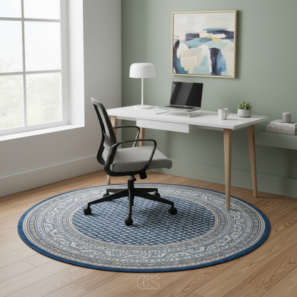 OCS - rug with geometric pattern - 160x160cm 1