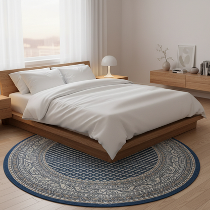 OCS - rug with geometric pattern - 160x160cm 2