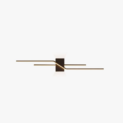 Arisha Minimalist LED Linear Indoor Metal Wall Light 1