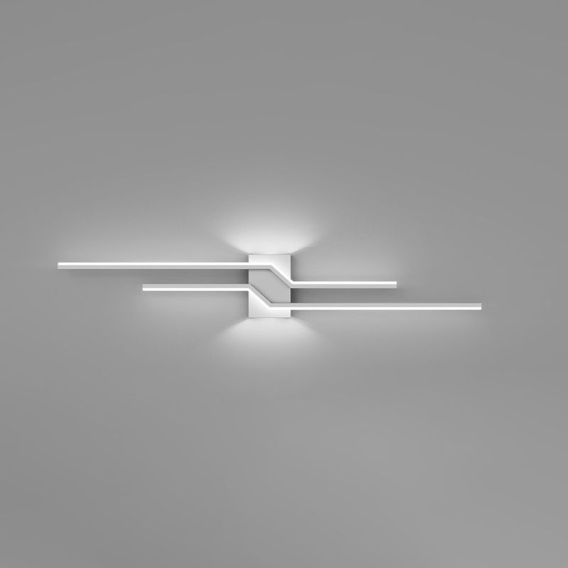 Arisha Minimalist LED Linear Indoor Metal Wall Light 6