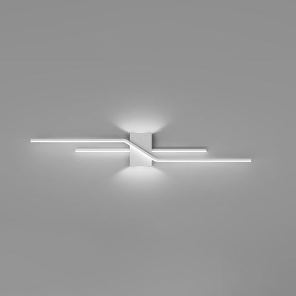 Arisha Minimalist LED Linear Indoor Metal Wall Light 7