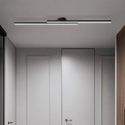 Elara Haus Modern Linear LED Ceiling Light - Aluminium Strip