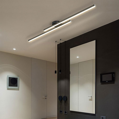 Elara Haus Modern Linear LED Ceiling Light - Aluminium Strip