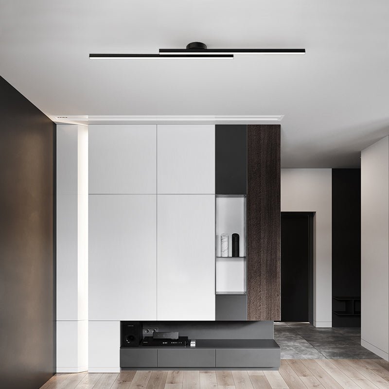 Elara Haus Modern Linear LED Ceiling Light - Aluminium Strip