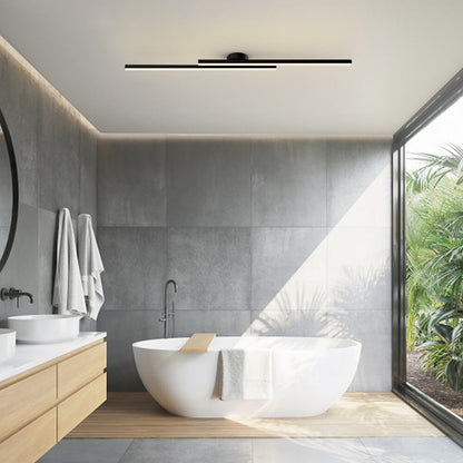 Elara Haus Modern Linear LED Ceiling Light - Aluminium Strip