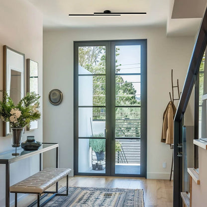 Elara Haus Modern Linear LED Ceiling Light - Aluminium Strip